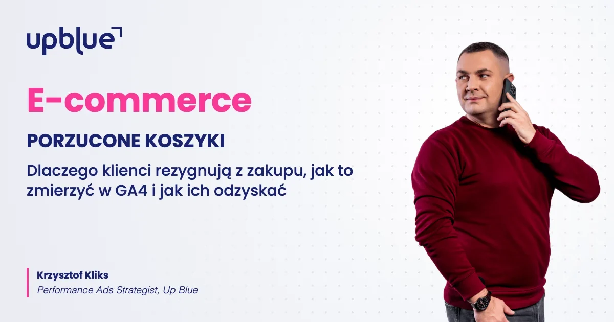 Porzucone koszyki - okładka poradnika, autor Krzysztof Kliks, Up Blue
